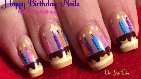 19th birthday nails|birthday cake nail art ideas.